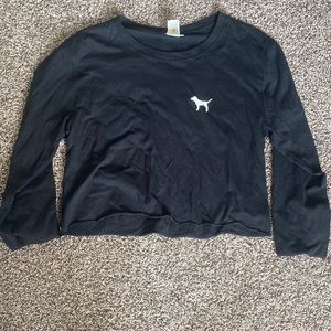 Pink crop long sleeve